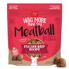 Cloud Star Wag More Bark Less 14 oz Grain Free Meatballs Dog Treats with Beef (19118) view 1