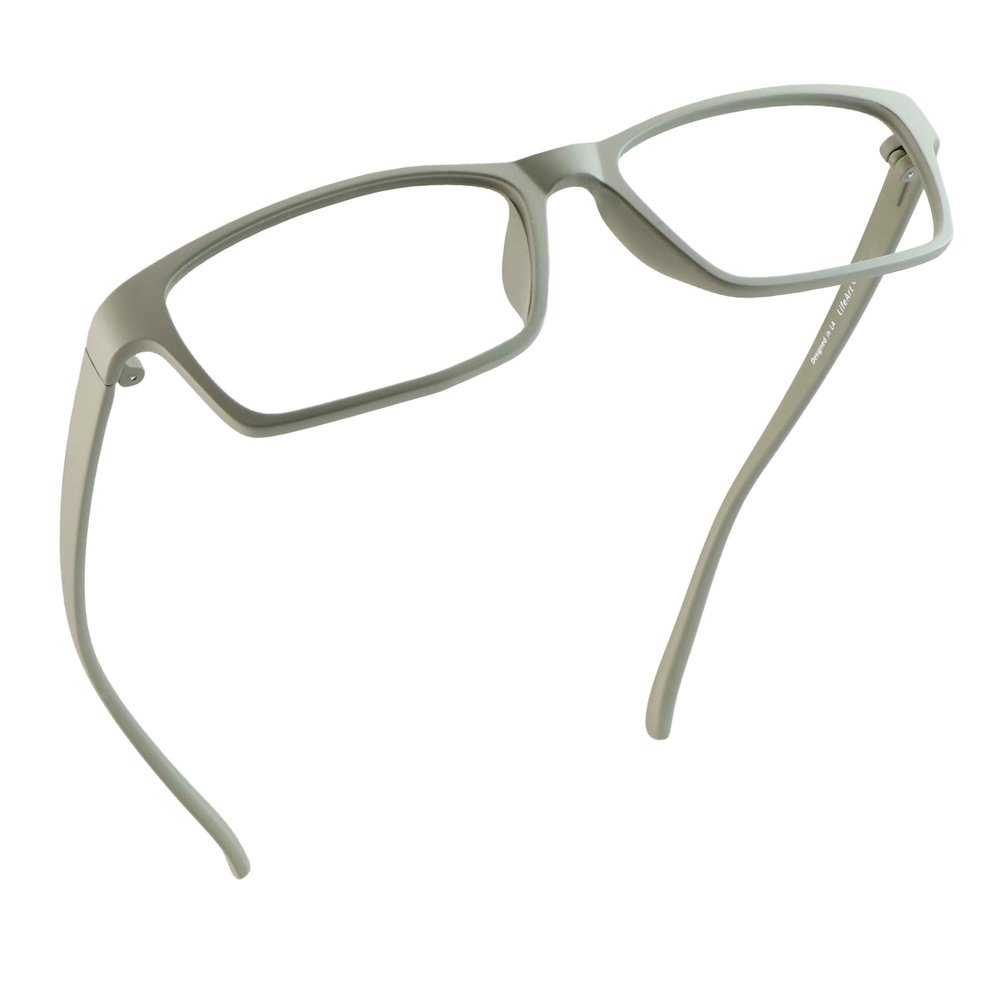 LifeArt Blue Light Blocking Glasses, Anti Eyestrain, Computer Reading Glasses, Gaming Glasses, TV Glasses for Women Men, Anti Glare (Gray, No Magnification)