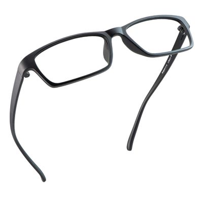LifeArt Blue Light Blocking Glasses, Anti Eyestrain, Computer Reading Glasses, Gaming Glasses, TV Glasses for Women Men, Anti Glare (Black, +3.25 Magnification)
