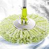 Rotating mop Double Drive Hand Pressure Automatic Dehydration Mop Head, 6 mop Heads Metal Basket(Color:Yellow) view 4