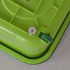 Rotating mop roll Wheel Hand Pressure Automatic Dehydration Wet and Dry Mop Bucket, 2 mop Heads view 2