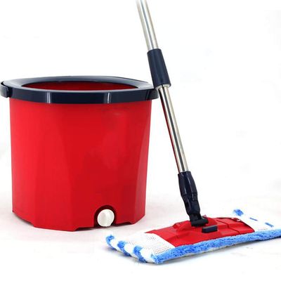 Rotating mop Double Drive Hand wash Free Hand Pressure Automatic Dehydration Single Mop Bucket