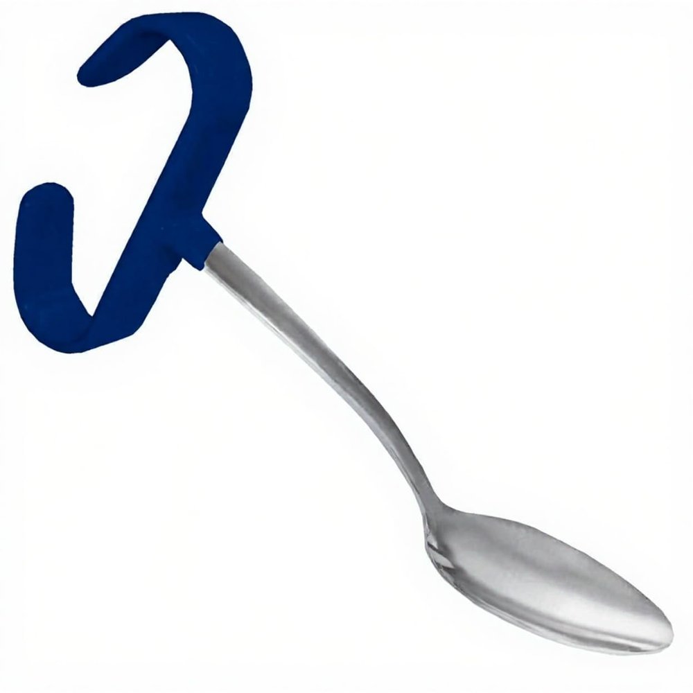 Rehabilitation Advantage Stainless Steel Tablespoon with Vertical Handle