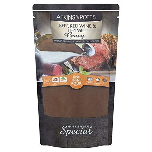 Atkins & Potts Free From Beef Gravy with Red Wine & Thyme 350g
