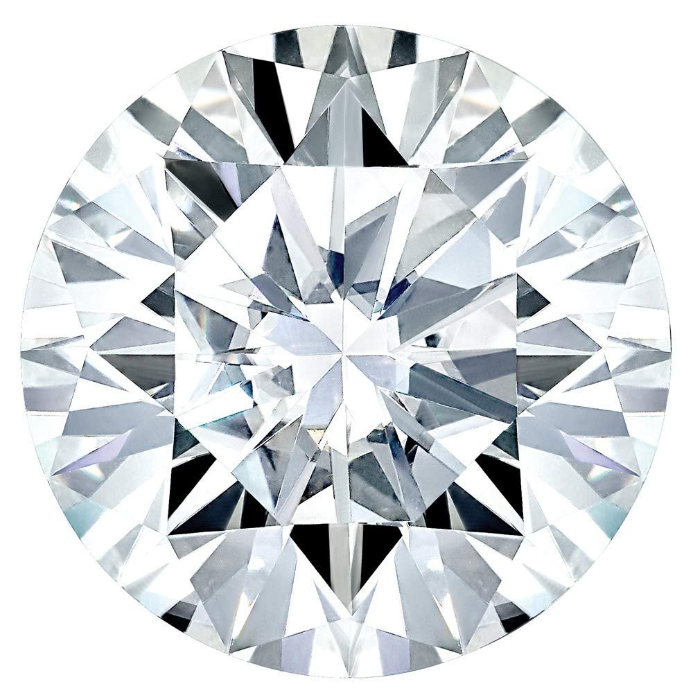 Jay Seiler MOISSANITE, J,K Color, 5MM Round Diamond Cut,