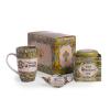 Royal Tara St. Patrick's Day Slainte Irish Tea Set with a 14 Oz Cup, Teabag Holder and Reusable Tin Filled 50 Bags in Matching Gift Box view 2