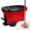Rotating mop Foot Tread Hand Pressure Automatic Dehydration Four Drive Mop Bucket, 2 mop Heads view 1
