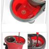 Rotating mop Foot Tread Hand Pressure Automatic Dehydration Four Drive Mop Bucket, 2 mop Heads view 3
