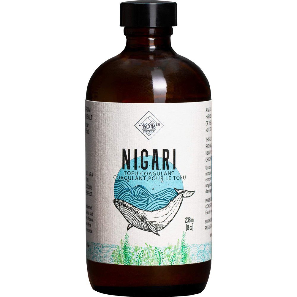 Nigari - 8oz of Liquid Nigari Tofu Coagulant - All Natural - Made in Canada - Magnesium Chloride Brine/Bittern for Making Better Tasting and Healthier Tofu