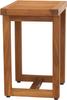 18" Spa Teak Shower Bench with Elevated Height view 3