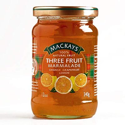 Mackays Three Fruit Marmalade 12 oz each (1 Item Per Order, not per case)