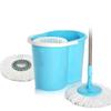 Rotating mop Wet and Dry Hand Pressure Automatic Dehydration Mop Bucket, Blue view 2