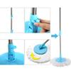Rotating mop Wet and Dry Hand Pressure Automatic Dehydration Mop Bucket, Blue view 3