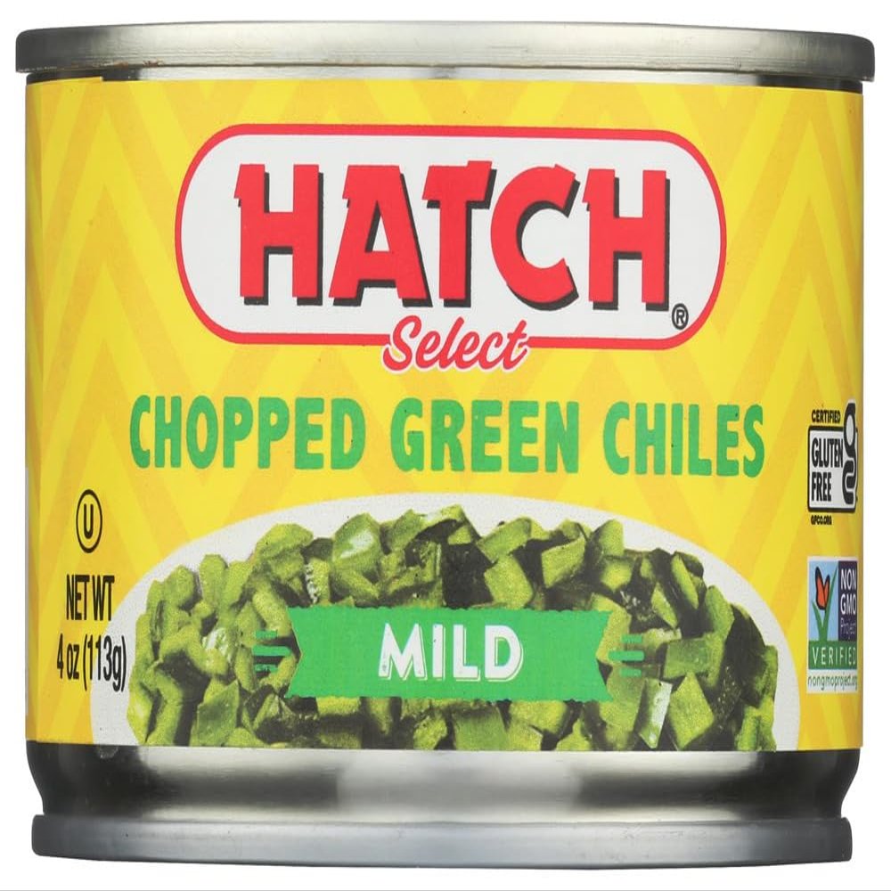 Hatch Chopped Green Chiles Mild 4oz (3)