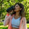 SHAKESPHERE Shaker Bottle - 24oz Leak Proof Protein Shaker Bottle for Pre Workout, Smoothie, and Powder Drink Mixes, No-Blade Mixer for Gym, BPA-Free, Easy Clean & Easy to Carry (Matte Black) view 2