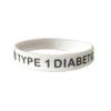 JOYID TYPE 1 DIABETIC Rubber Medical Alert Emergency ID Wristband Bracelet For Women Men(4pcs TYPE1) view 3