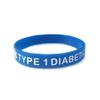 JOYID TYPE 1 DIABETIC Rubber Medical Alert Emergency ID Wristband Bracelet For Women Men(4pcs TYPE1) view 4