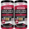 Weiman Glass Cooktop and Microwave Wipes - 2 Pack - Cleaner for Daily Use Professional Home Kitchen Cooktop Cleaner and Polish Use on Induction Ceramic Gas Portable Electric - 60 Wipes Total view 1