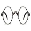 Reducblu Professor Round Reading Glasses for Women Men Vintage Readers(Grey Stripe +2.00)
