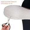 1Pair Soft Breathable Memory Foam Full Length Height Increase Insole Invisible Increasing Heel Lifting Inserts Short Boots Lifts Pads Elevator Insoles for Unisex Men Women(3.3cm Height) view 4