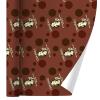 Chocolate More Satisfying Than Any Man Will Ever Be Funny Humor Retro Gift Wrap Wrapping Paper Rolls view 1