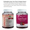 Amazon Basics Adult Multivitamin Gummies, Mixed Berry & Cherry Flavors, 150 Count, 75-Day Supply, Pack of 1 (Previously Solimo) view 4