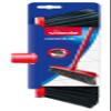 Vileda Universal Brush Replacement, Red and Black view 2