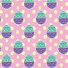 GRAPHICS & MORE Cute Easter Egg Turquoise Purple Polka Dots Gift Wrap Wrapping Paper Rolls view 2