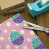 GRAPHICS & MORE Cute Easter Egg Turquoise Purple Polka Dots Gift Wrap Wrapping Paper Rolls view 4