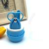 4PCS/Set Nail Care Safety Manicure Set Lovely Mini Finger Toe Clipper Scissor Cutter For Baby Child Practical Grooming Kits Tool Blue view 1