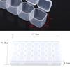 28-Compartment Pill Organizer Box  Portable Travel Medicine Storage with Clear Plastic Design, Weekly Pill Planner for Vitamins & Medications (6.9 x 4.3 x 1.1 Inches) view 3