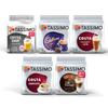 Tassimo Coffee Selection - Costa Americano/Caramel Latte/Cadbury Hot Chocolate/Chai Latte/Baileys Latte Macchiato Coffee Pods- 5 Packs (48 Servings) view 1