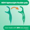 GUM Professional Clean Floss Picks - Extra Strong Shred-Resistant Floss, Easy Grip Handle - Dental Flossers for Adults - Fresh Mint Flavor, 40ct (6pk) view 3
