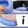 Inflatable Bedpan - Potty Bedside Toilet Nursing Urinals for Mother Women Bedridden Elderly Disabled (Dark Blue-L Size) view 4