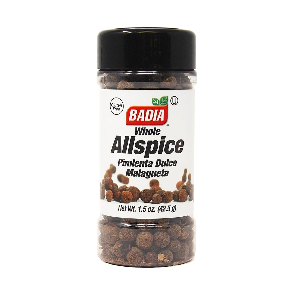 Badia Allspice Whole 1.5 oz  Warm & Fragrant Spice with Notes of Cinnamon, Nutmeg & Cloves