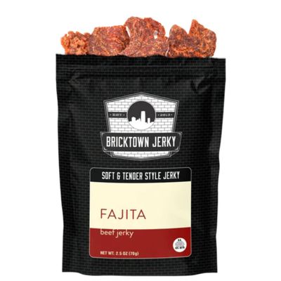 Fajita Soft and Tender Style Best Beef Jerky - High Protein - Healthy Lean Meat Snack - Try Our Best Tasting Jerky - 2.5 oz.