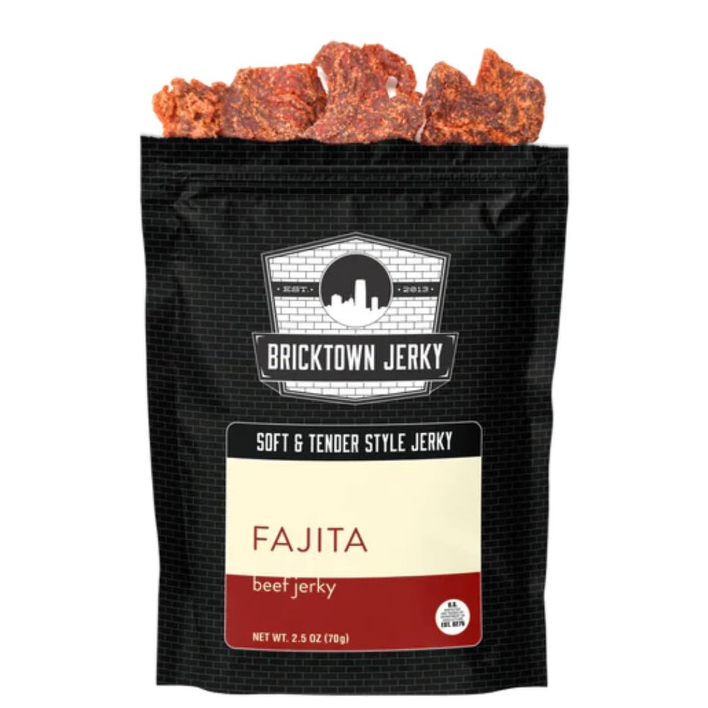 Fajita Soft and Tender Style Best Beef Jerky - High Protein - Healthy Lean Meat Snack - Try Our Best Tasting Jerky - 2.5 oz.