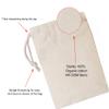 BigLotBags Premium Pack of 100 (12 x 16 Inches) Cotton Muslin Bags 100% Organic Cotton Single Drawstring Premium Quality Eco Friendly Natural Reusable Bags view 3