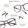 LifeArt Blue Light Blocking Glasses, Anti Eyestrain, Computer Reading Glasses, Gaming Glasses, TV Glasses for Women, Anti Glare (Floral, +2.75 Magnification) view 2
