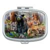 Redwoods National and State Parks California CA Animals Bear Deer Cougar Bobcat Rectangle Pill Case Trinket Gift Box view 1