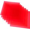 Outus Cello Sheets Cellophane Wraps, 8 by 8 Inch, 8 Colors, 104 Pieces (Red) view 2