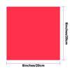 Outus Cello Sheets Cellophane Wraps, 8 by 8 Inch, 8 Colors, 104 Pieces (Red) view 3