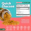 YUM-V'S Glucose Gummies  Fast Acting Glucose Chewable Gummies  Great Tasting  Gluten Free, Vegan, Non-GMO  Orange Natural Flavor  60 Chewable Gummy for Adults & Kids view 3
