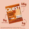 Quest Nutrition Peanut Butter Protein Cookie, 15g Protein, 1g Sugar, 5g Net Carbs, Keto Friendly, High Protein, Low Carb; 4 Count view 3