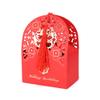 10 Pcs Red Laser Cut Gift Decorative Boxes Chinese Style Wedding Candy Paper Boxes view 1