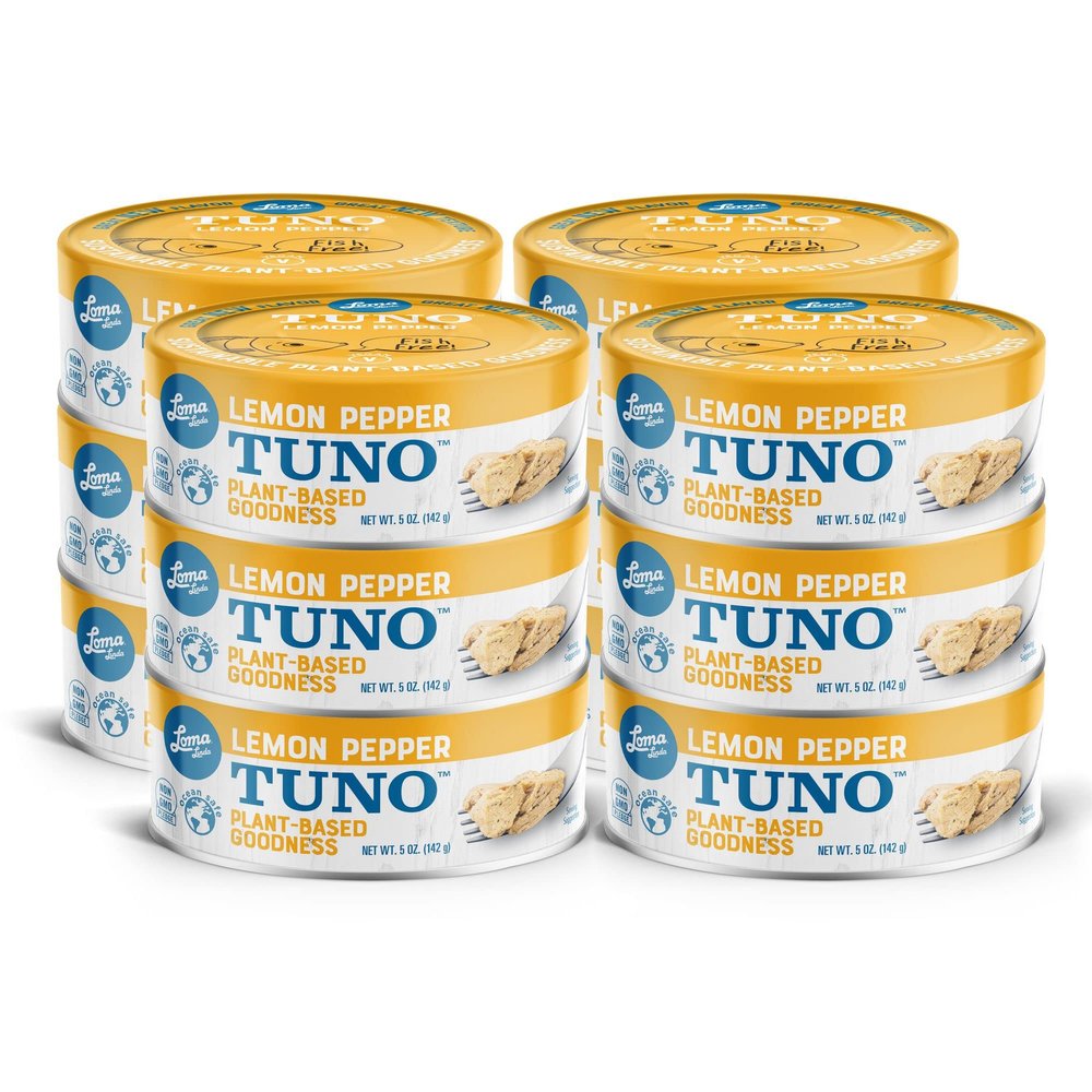 Loma Linda Tuno - Plant-Based (Lemon Pepper, 12 Pack)