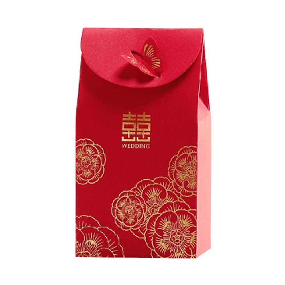 40 Pcs Party Favor Paper Chocolate Box Gift Decorative Packages Chinese Style Wedding Candy Paper Boxes