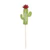 10pcs Cactus Cupcake Toppers Cupcake Picks Fiesta Hawaiian Luau Party Toothpick Dessert Cake Decoration Cinco De Mayo Party Decor - Light Green view 3