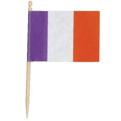 Nagao 320500 Children's Lunch Flags, France, Pack of 200