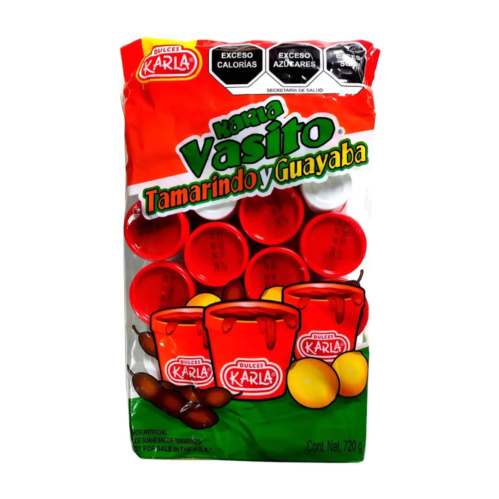 KARLA Vasito Tamarindo y Guayaba 1 lb 9.3 oz 24 Mini Cups